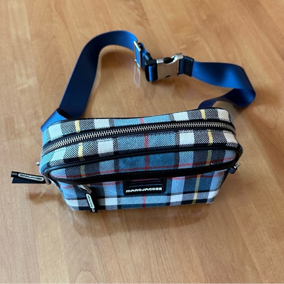 Marc Jacobs Blue Checkered Belt Bag - Picture 2 of 4